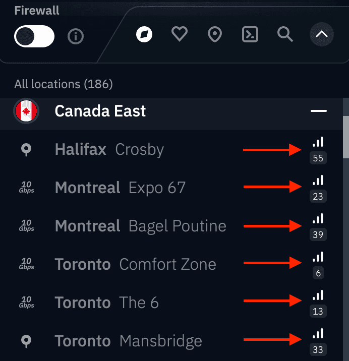 Latency examples