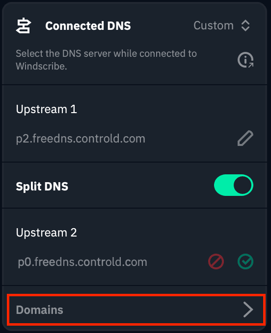 Domain Tab & Location