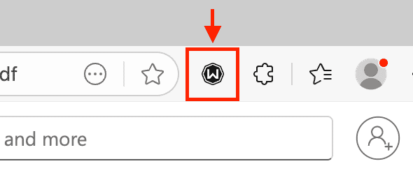 Pinned Extension in Bar