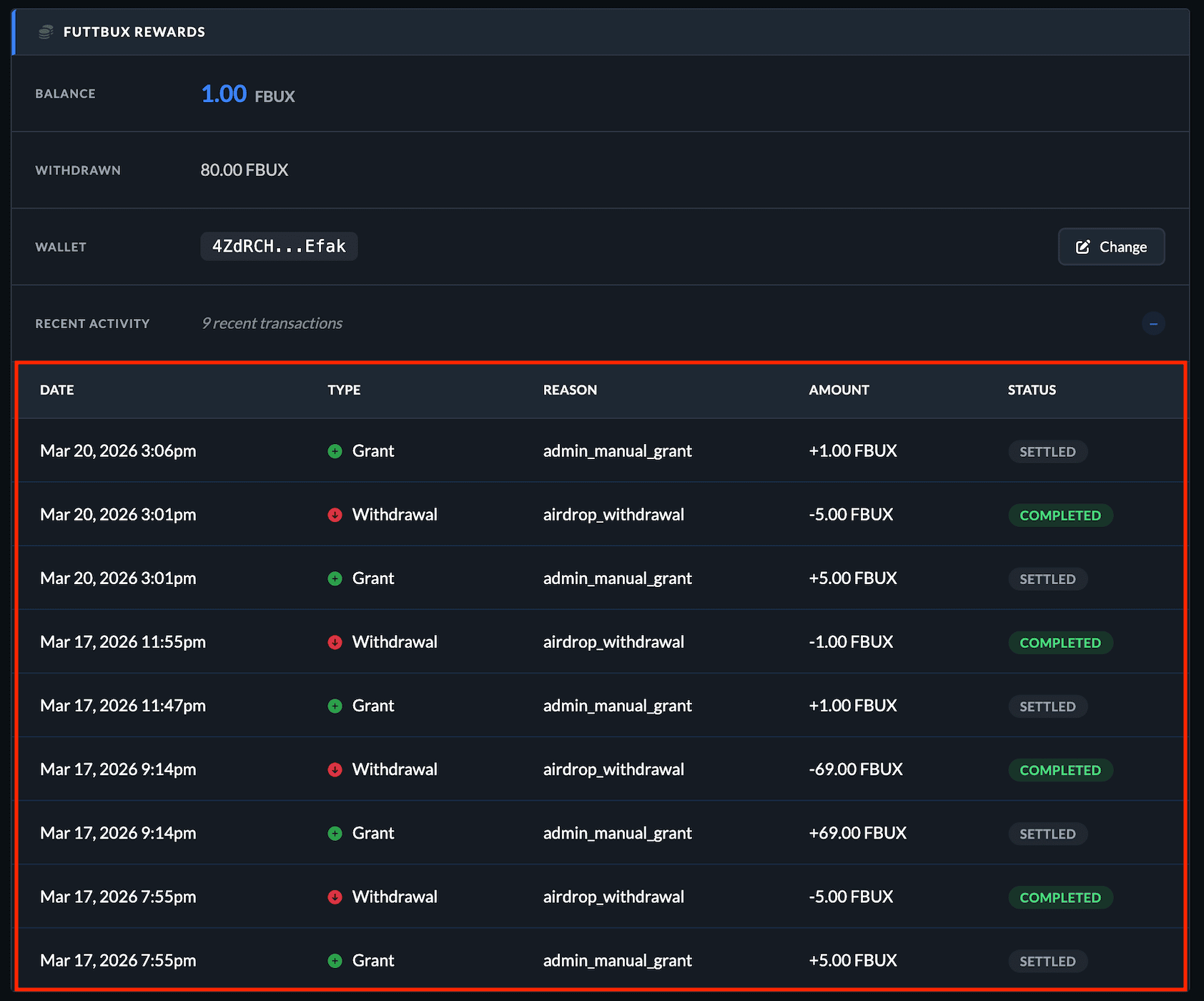 Transaction Details expanded