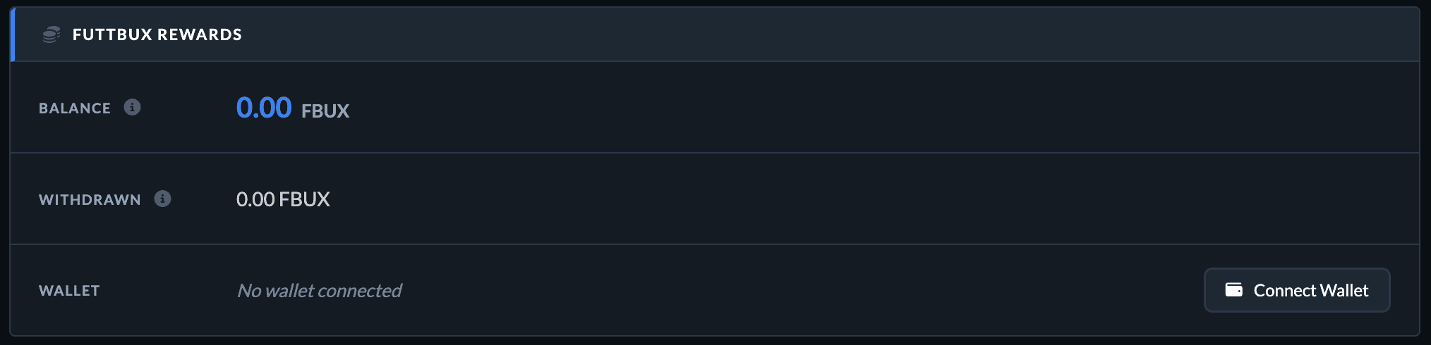 FuttBux section in My Account