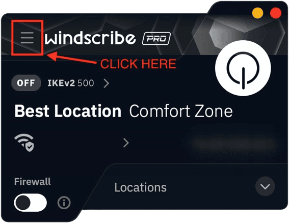 Preferences tab location