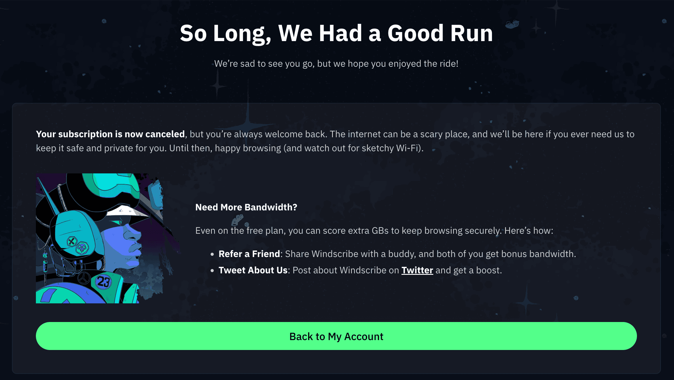 Confirmation Page