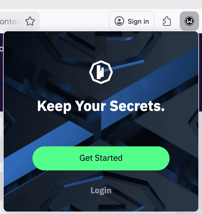 Login Screen